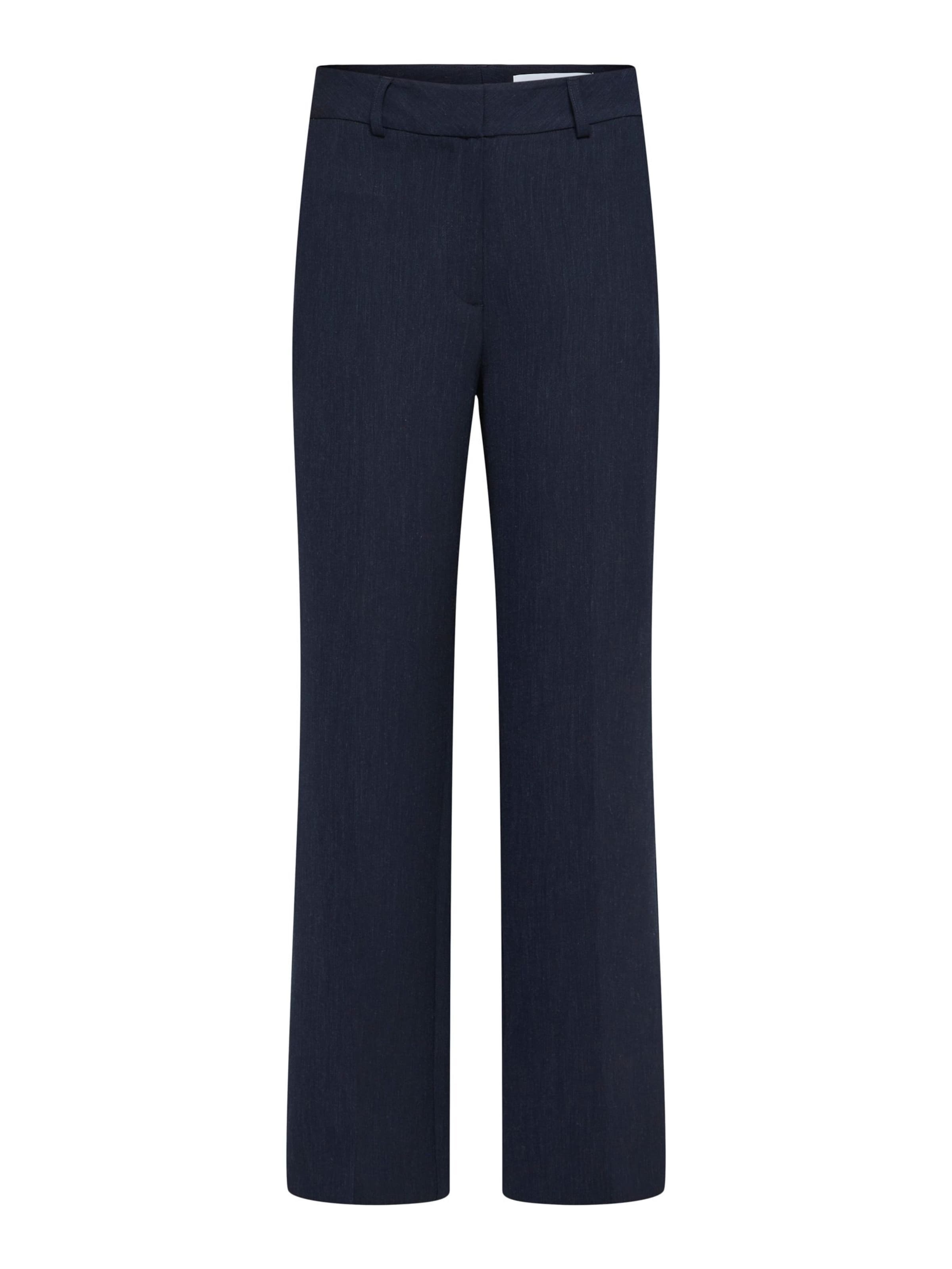SELECTED Loose fit Pleated Pants 'SLFRITA' in Blue: front