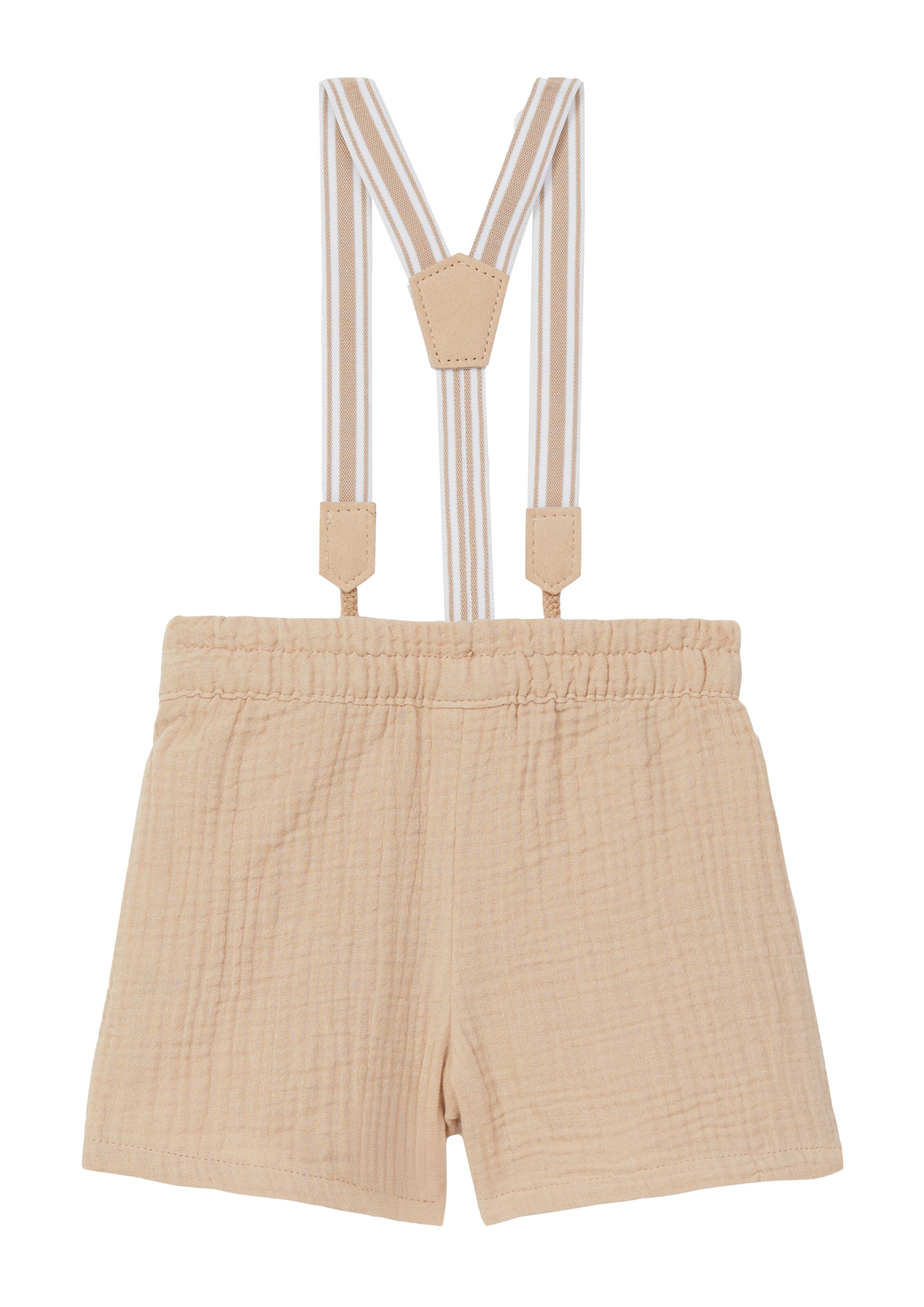 s.Oliver Regular Latzshose in Beige