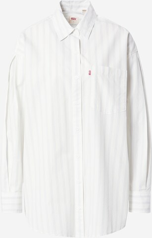 LEVI'S ® Blouse 'Silvie Big Menswr Shirt' in Wit: voorkant