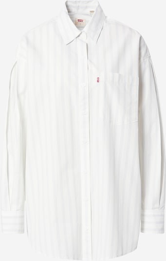 LEVI'S ® Bluse 'Silvie Big Menswr Shirt' in oliv / pastelllila / weiß, Produktansicht