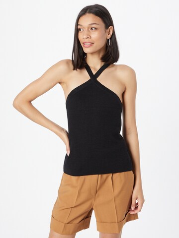 Banana Republic Knitted Top 'BREZZA' in Black: front