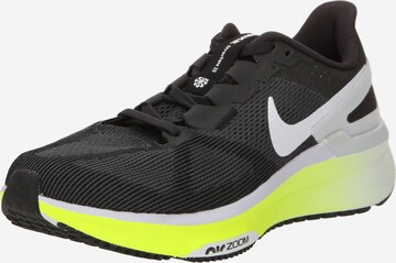 NIKE Running shoe 'Air Zoom Structure 25' in Black: front
