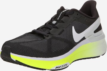 Chaussure de course 'Air Zoom Structure 25' NIKE en noir : devant