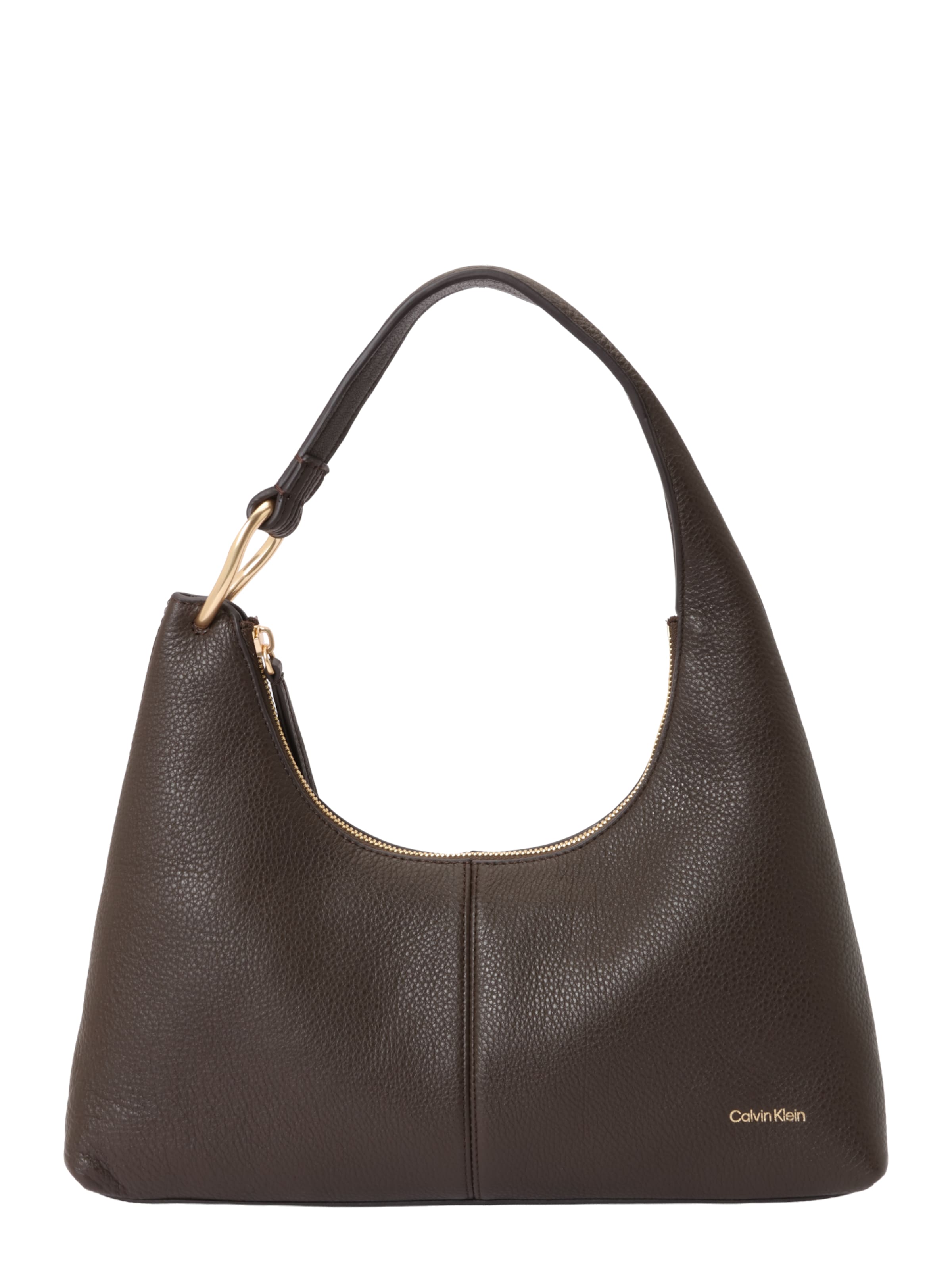 Regular Sac bandoulière Calvin Klein en marron : devant