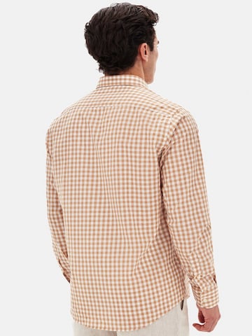 D’S Damat Regular fit Overhemd in Beige