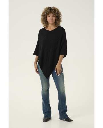 Cream Cape 'Dela' in Black