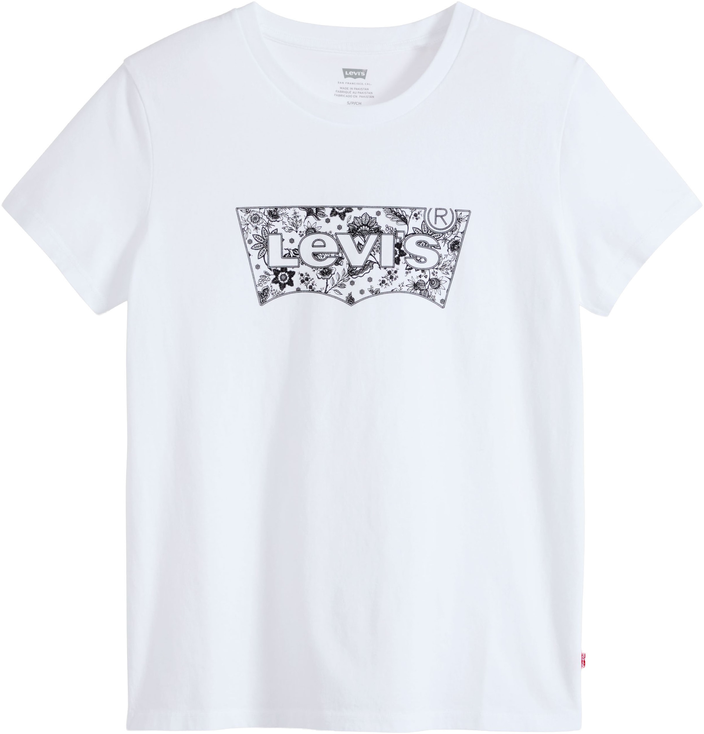 LEVI'S ®Majica 'The Perfect' - bijela boja: prednji dio