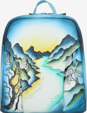 Greenland Nature Backpack in Blue: front