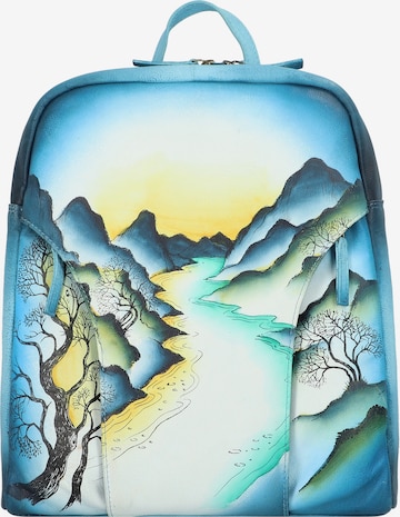 Greenland Nature Backpack in Blue: front