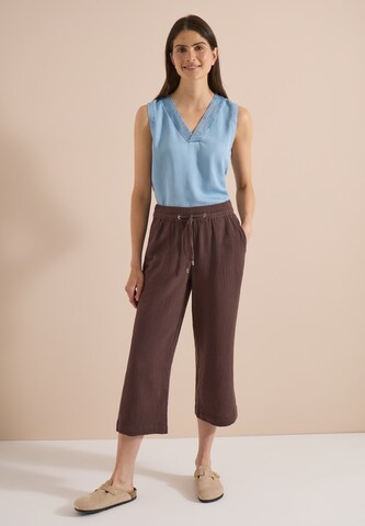 CECIL Wide Leg Hose in Braun