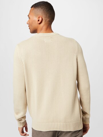 Woodbird Pullover 'Kurt' in Beige