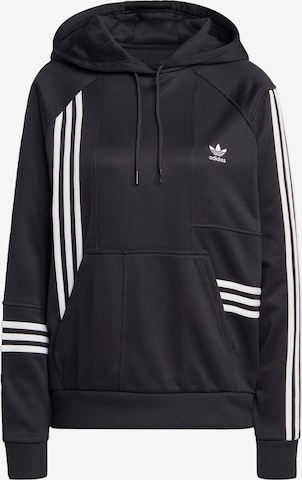 Bluză de molton de la ADIDAS ORIGINALS pe negru: față