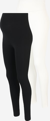 MAMALICIOUS Skinny Leggings - fekete: elől