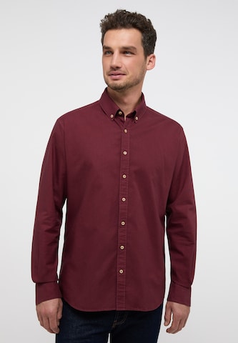 ETERNA Regular fit Business Shirt 'Even' in Red: front