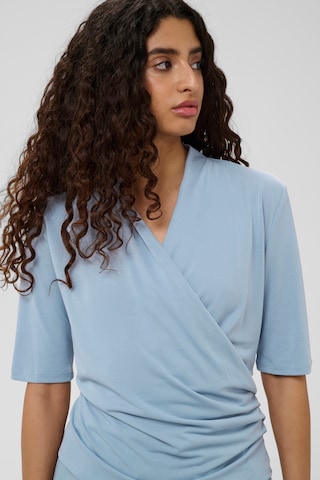 SOAKED IN LUXURY - Blusa 'SLColumbine' en azul