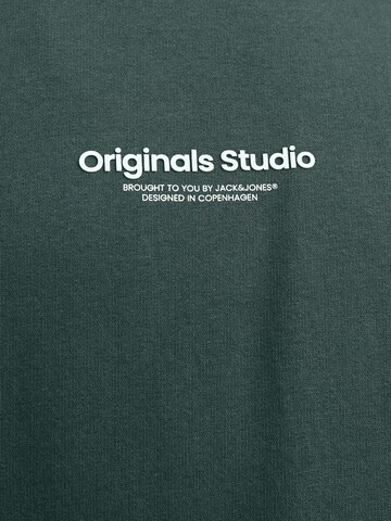 JACK & JONES Sweatshirt 'JWHVESTERBRO' in Grün