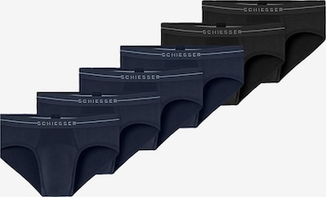 SCHIESSER Slip 'Cotton Flex' in Blue: front