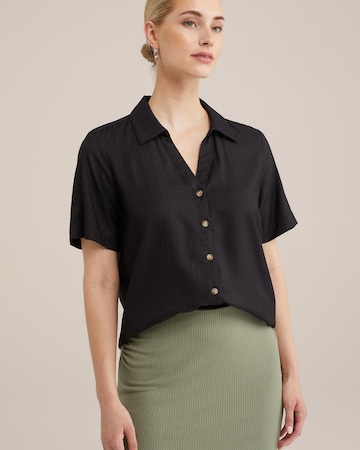 WE Fashion - Blusa en negro: frente