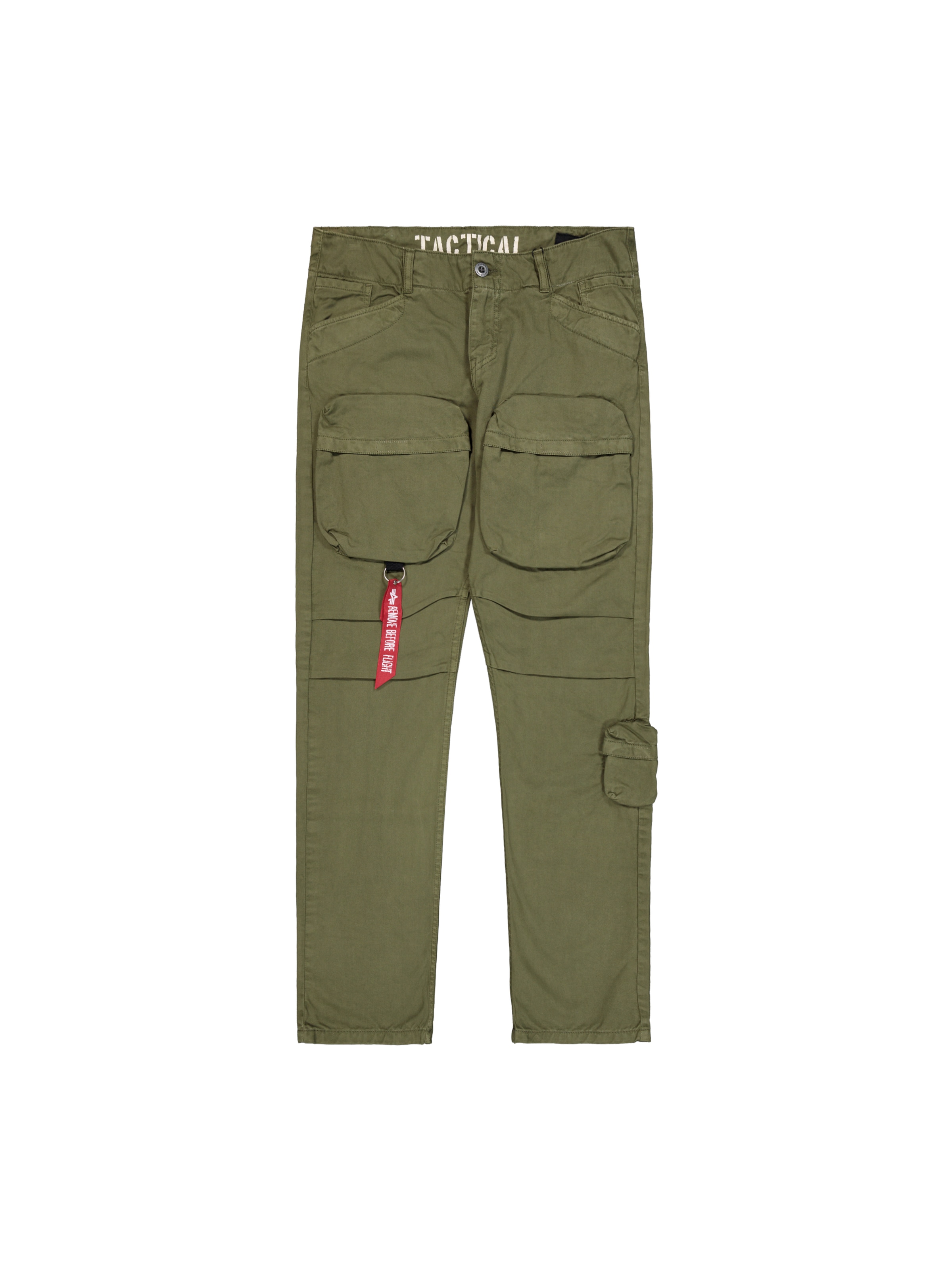 ALPHA INDUSTRIES Конический (Tapered) Брюки-карго 'Tactical' в Зеленый: спереди