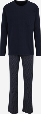 SCHIESSER Pyjama in Blau: predná strana