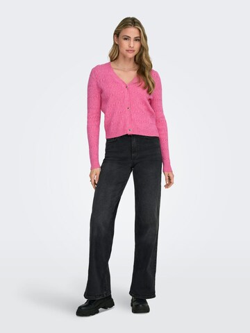 ONLY Knit cardigan 'katia' in Pink
