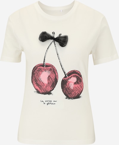 Marškinėliai 'ONLNITA' iš Only Petite, spalva – šviesiai rožinė / juoda / balta, Prekių apžvalga