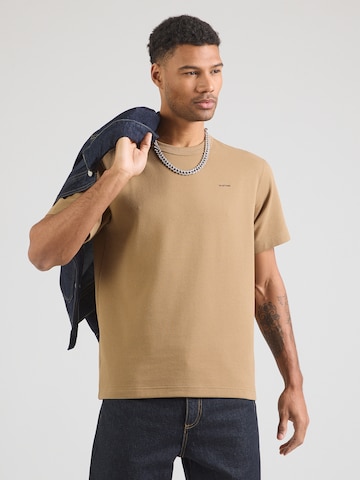 G-STAR Koszulka 'True' w kolorze beżowy: przód