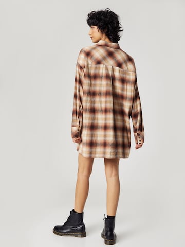 florence by mills exclusive for ABOUT YOU Shirt dress 'Stella' in Brown