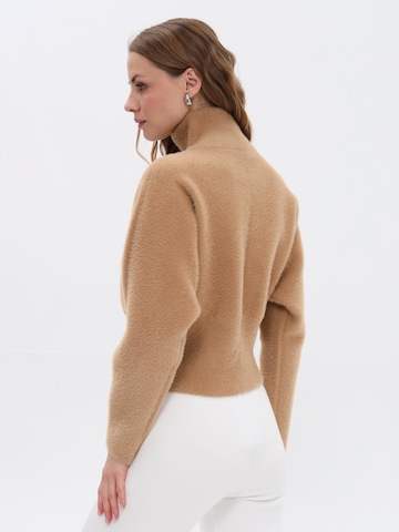 Passioni Fleece Jacket in Beige