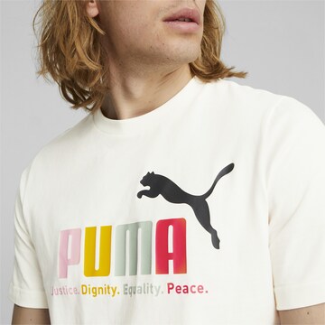 T-Shirt fonctionnel 'Essential' PUMA en blanc