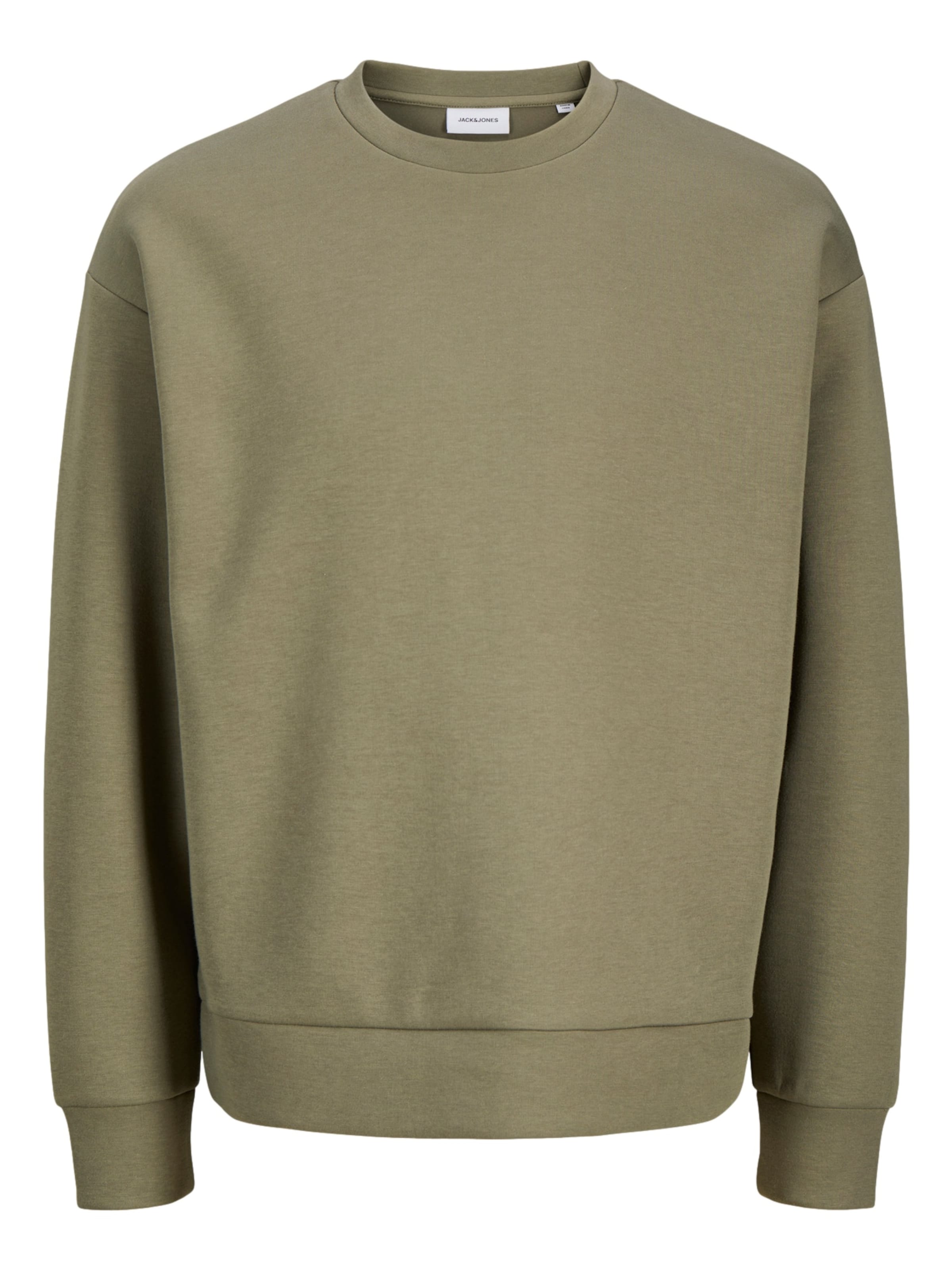 Bluză de molton 'JJEBARRON' de la JACK & JONES pe verde: față
