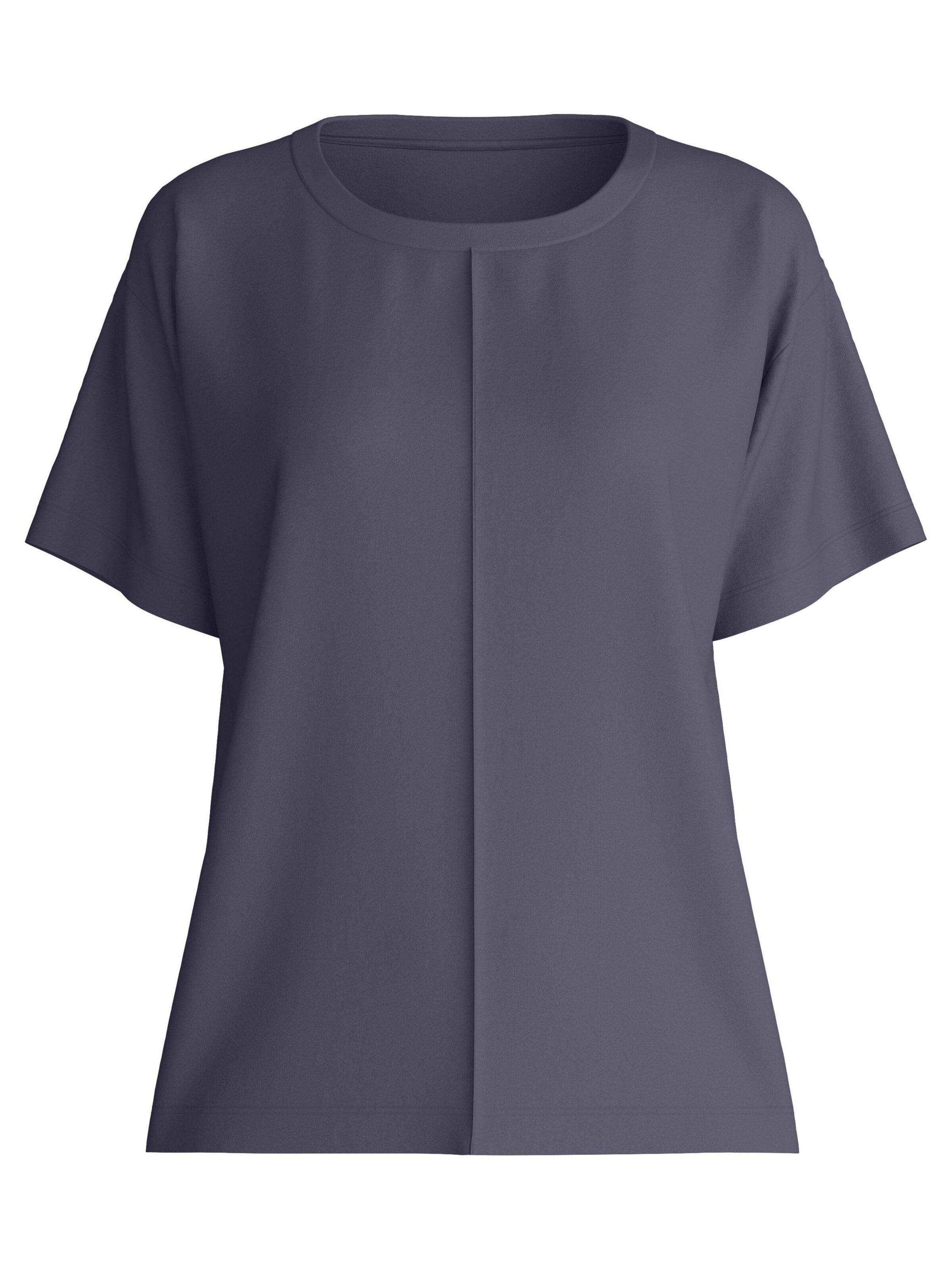 CALIDA Slaapshirt 'Natural Loungewear' in Grijs: voorkant