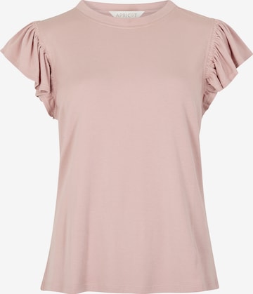 T-shirt Apricot en rose : devant
