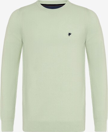 DENIM CULTURE Sweater 'LEVIN' in Green: front
