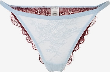 Slip 'Charlotte' LOVE Stories en bleu : devant