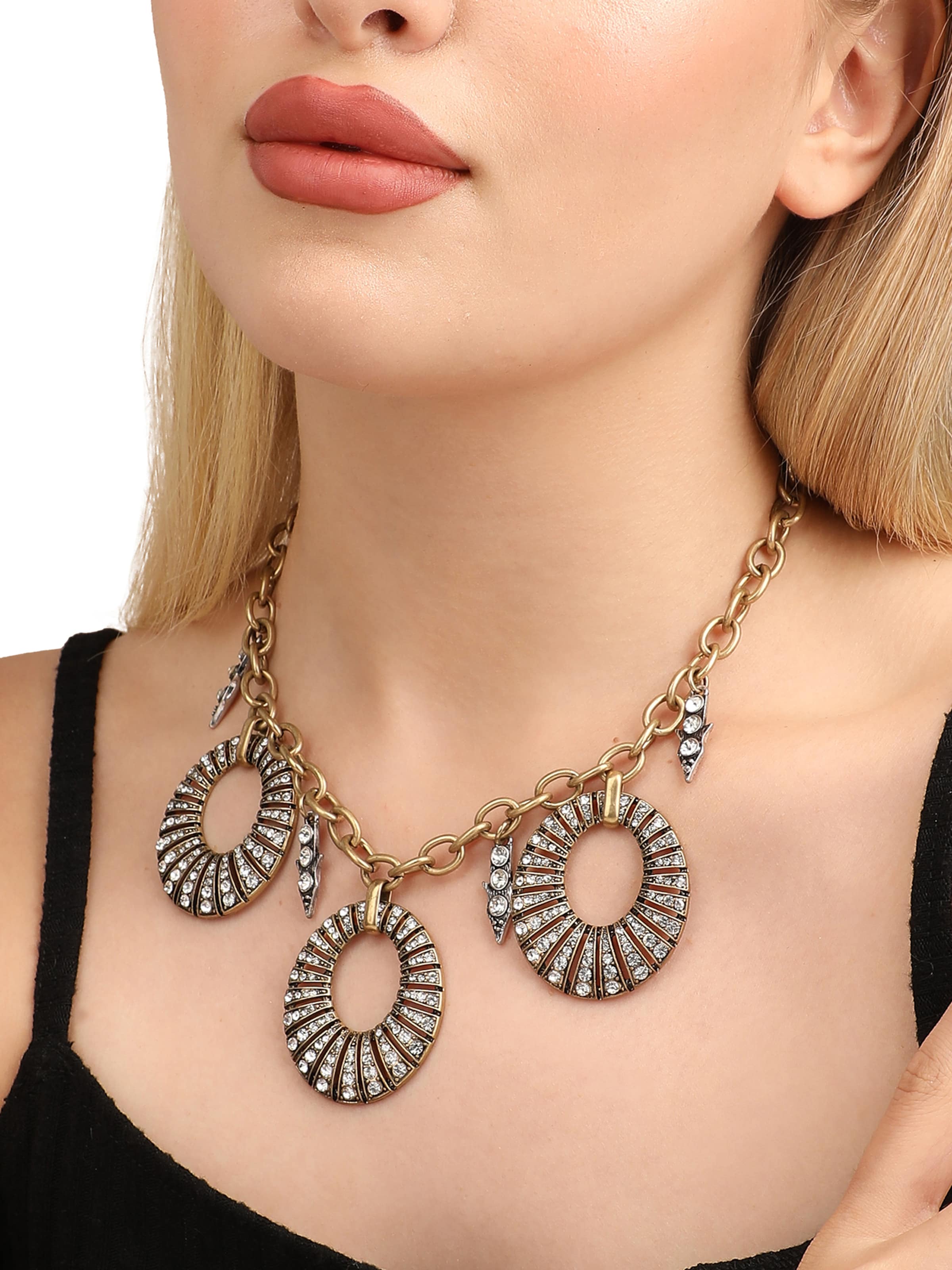 SOHI Αλυσίδα ' Melantha ' σε ασημί: μπροστά