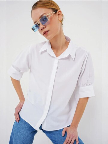 Bigdart Bluse in Weiß: Vorderseite