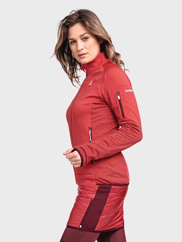 Schöffel Functionele fleece jas in Rood