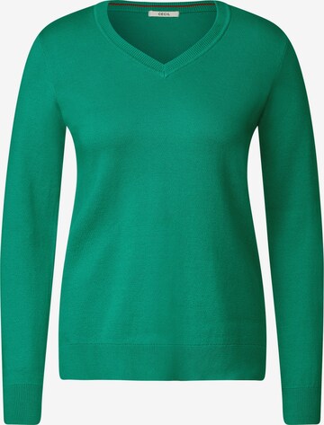 CECIL Sweater in Green: front