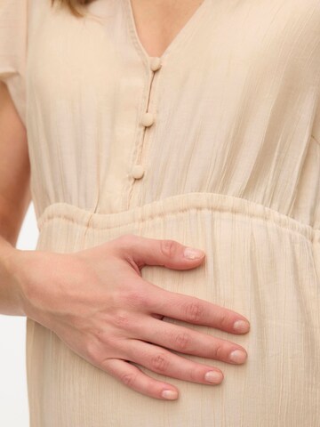 MAMALICIOUS Blousejurk 'MLFlorence' in Beige