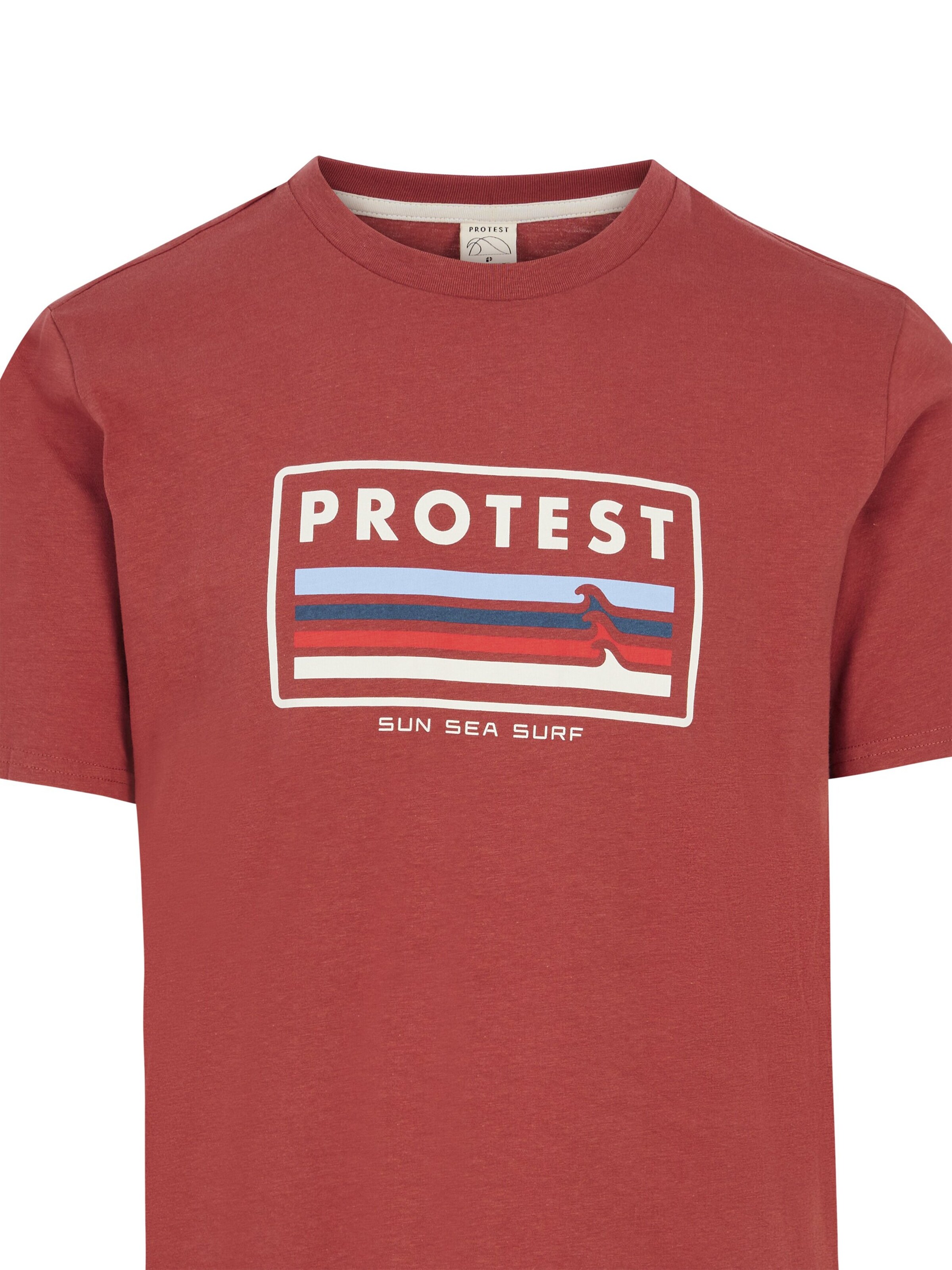 PROTEST Shirt 'PRTBarn' in Red