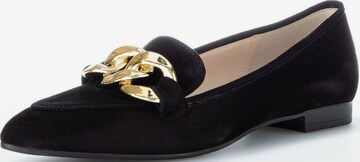 GABOR Classic Flats in Black: front