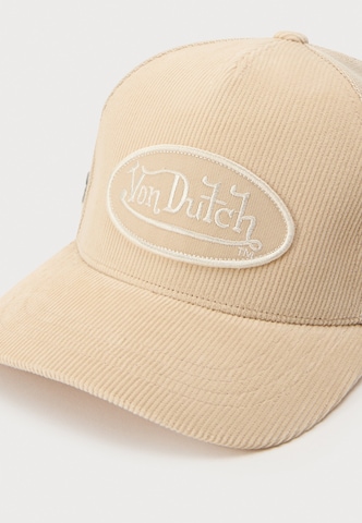Casquette Von Dutch en beige