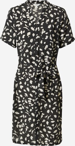 Robe-chemise 'Seline' OBJECT en noir : devant