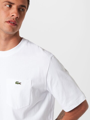 LACOSTE Tričko – bílá