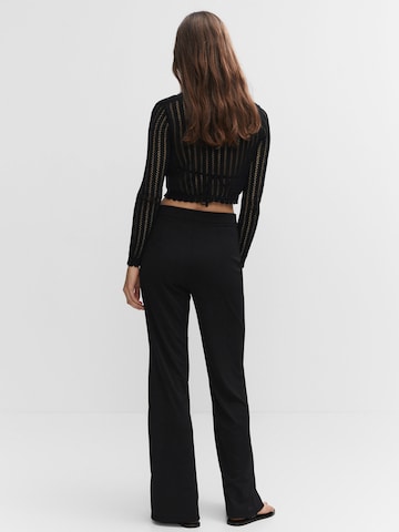 MANGO Loosefit Broek 'Beka' in Zwart