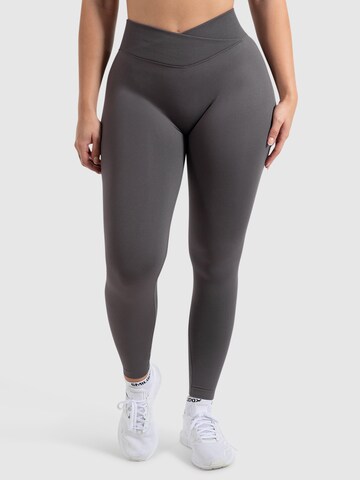 Smilodox Slim fit Leggings 'Silvia' in Grey: front