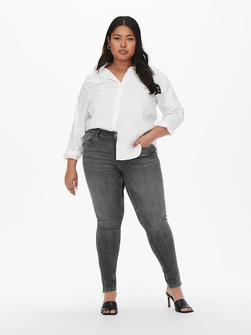 ONLY Carmakoma Slimfit Jeans 'Karla' in Grau