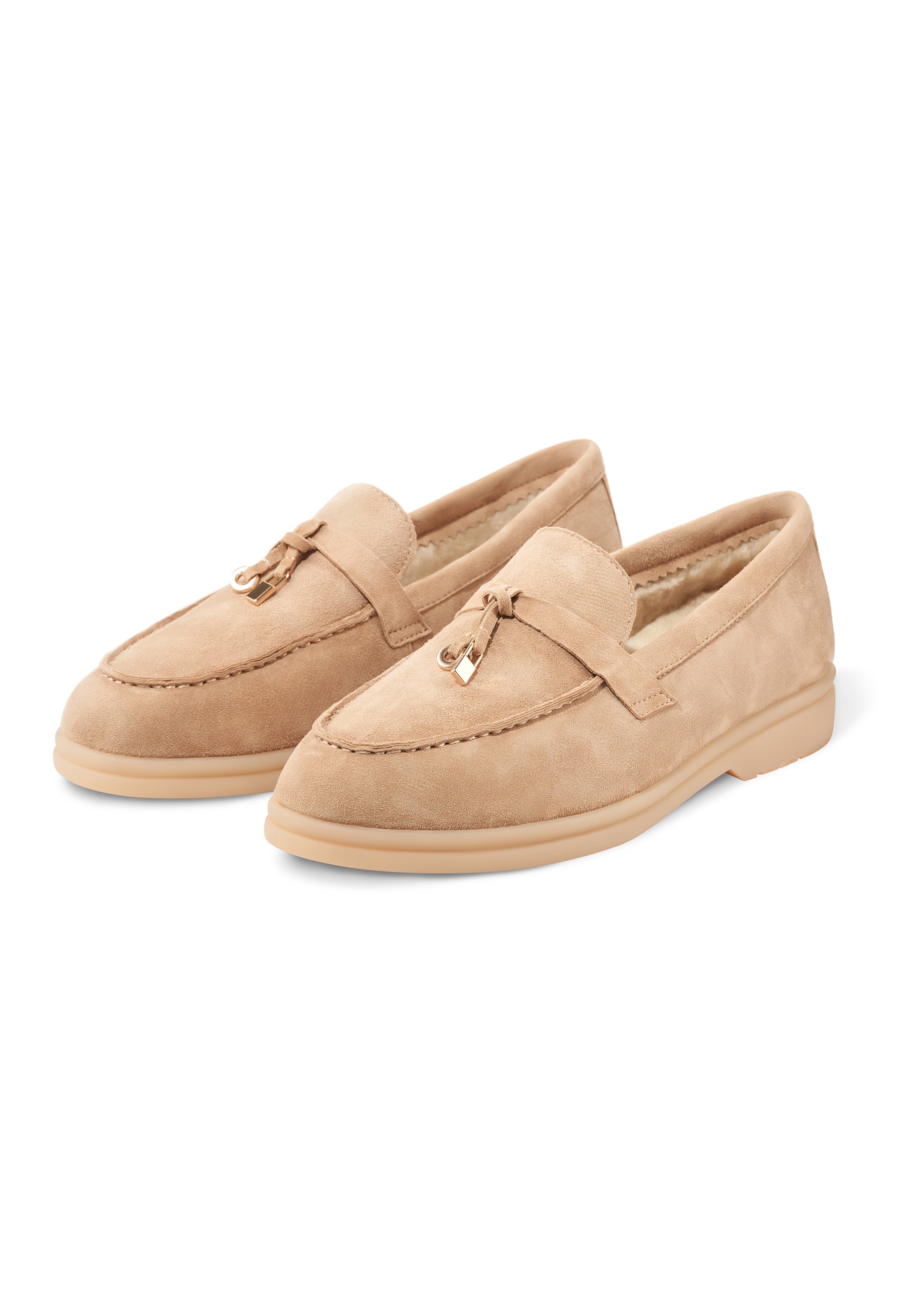 CESARE GASPARI Moccasin in Beige