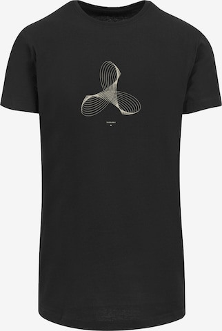 F4NT4STIC T-Shirt 'Geometrics' in Schwarz: Vorderseite